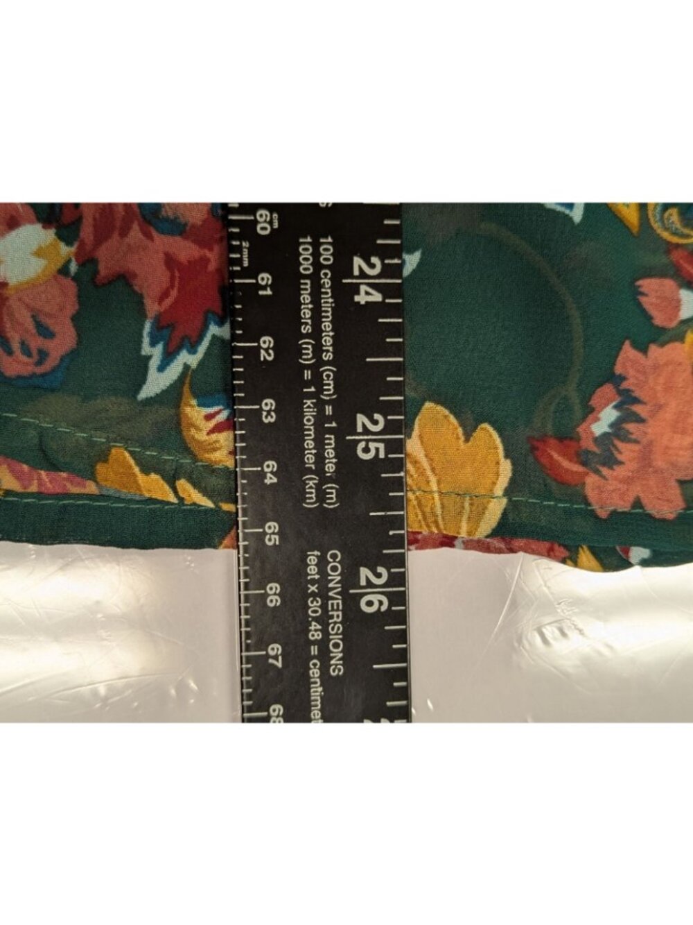 Frye Small Floral Prairie Peasant Top Bell Sleeve Boho Cottagecore Blouse Top - Picture 14 of 14